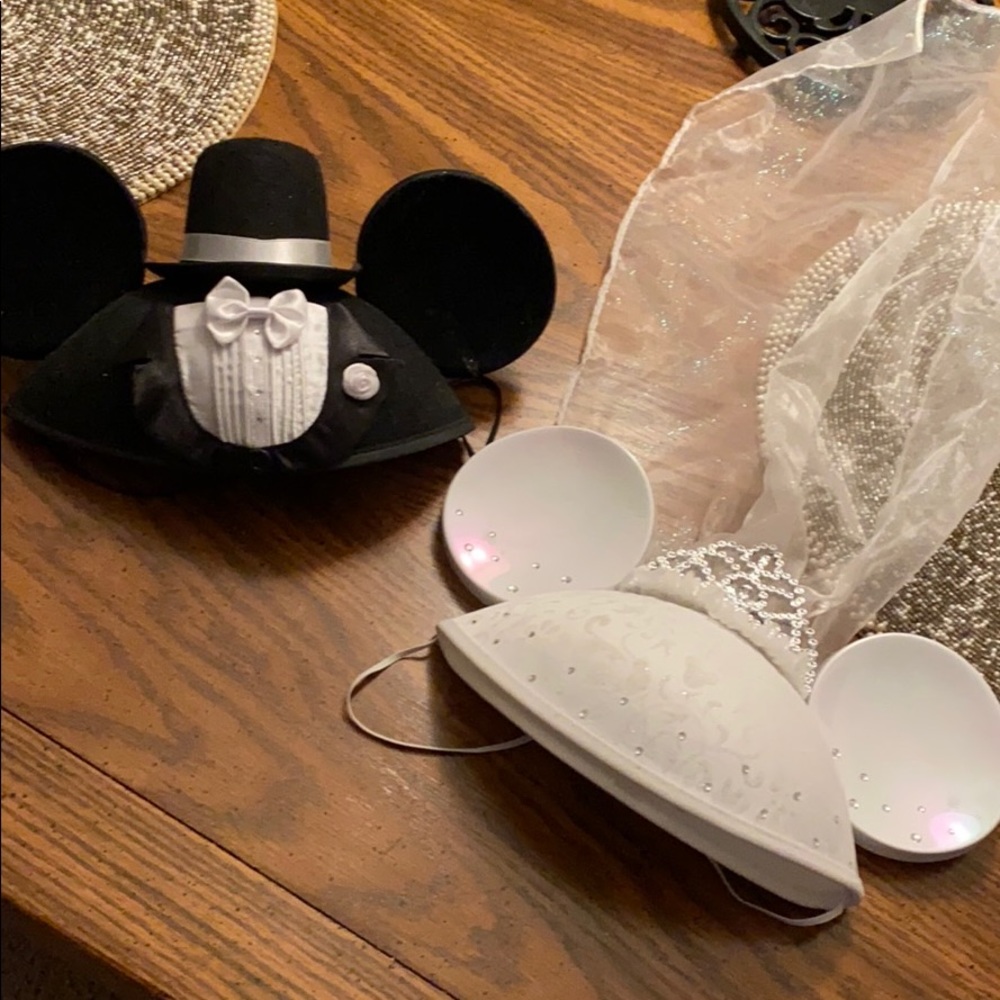 Mickey and Minnie wedding ears